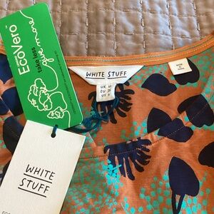 White Stuff Madeline jersey Long Sleeve Dress 6 NWT